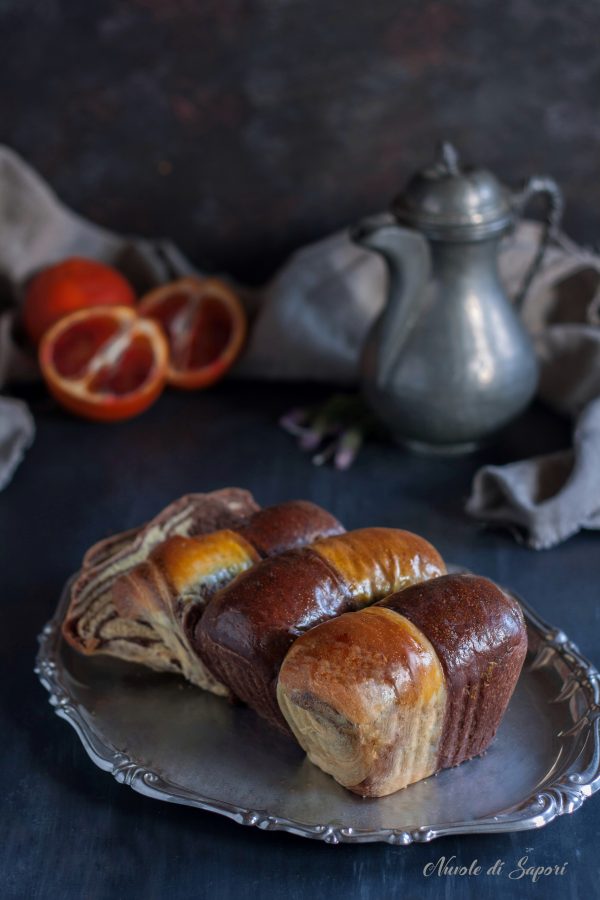 Panbrioche arancia e cioccolato